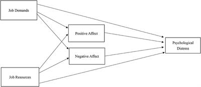 Job Demands and Resources, Positive and Negative Affect, and Psychological Distress of Social Workers in China